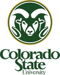 A logo of the colorado state rams.